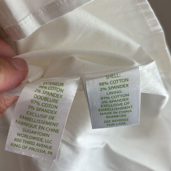 Lilly Pulitzer Women Jena White beaded coral shift dress with Embroidery 6 NWT! - Picture 12 of 13